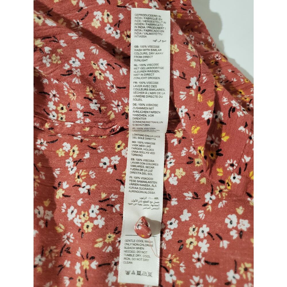 FatFace Maye Sunshine Ditsy Tiered Prairie Maxi Dress Womens Size 4 Cottage Pink - Picture 12 of 14